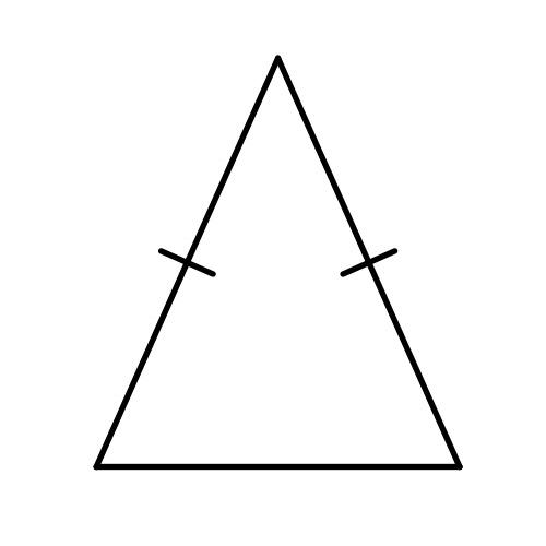 Равнобедренный треугольник картинки